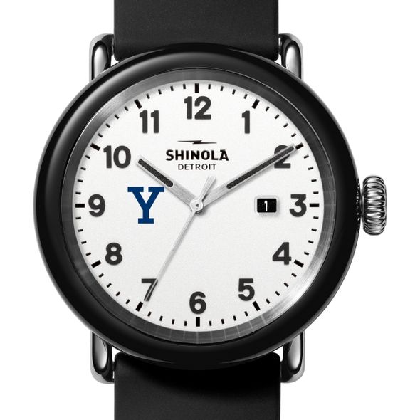 Yale University Shinola Watch, The Detrola 43mm White Dial at M.LaHart & Co.