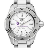 Holy Cross Women's TAG Heuer Steel Aquaracer with Silver Dial