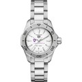 Holy Cross Women's TAG Heuer Steel Aquaracer with Silver Dial - Image 2