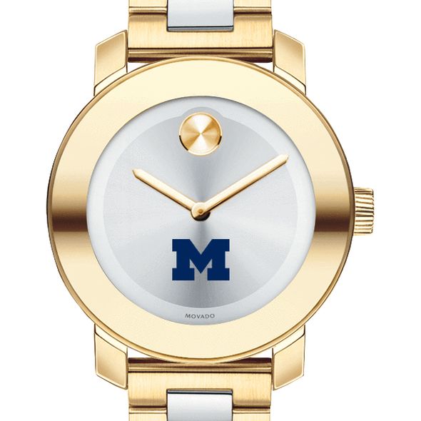 University of Michigan Women's Movado Two-Tone Bold