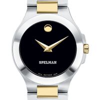 Spelman Women's Movado Collection Two-Tone Watch with Black Dial
