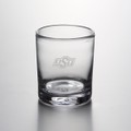 Oklahoma State University Double Old Fashioned Glass by Simon Pearce - Image 1
