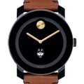 University of Connecticut Men's Movado BOLD with Brown Leather Strap - Image 1