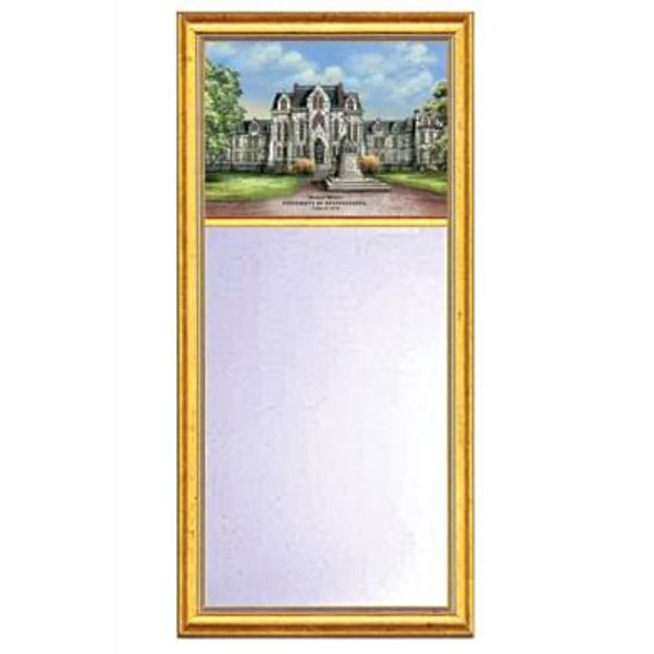 Penn Eglomise Mirror with Gold Frame