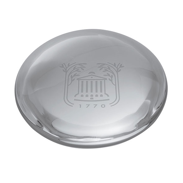 College of Charleston Glass Dome Paperweight by Simon Pearce