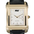 ASU Men's Gold Quad Watch with Leather Strap - Image 1