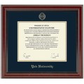 Yale Diploma Frame, the Fidelitas - Image 1