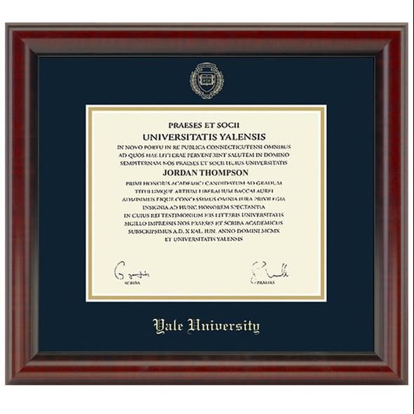 Yale Diploma Frame, the Fidelitas - Image 1