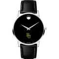 Baylor Men's Movado Museum with Leather Strap - Image 2