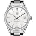 click to view Berkeley Haas Women's TAG Heuer Steel Carrera with MOP Dial & Diamond Bezel - Image 1