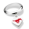 Southern Methodist University Sterling Silver Ring with Sterling Tag - Image 1