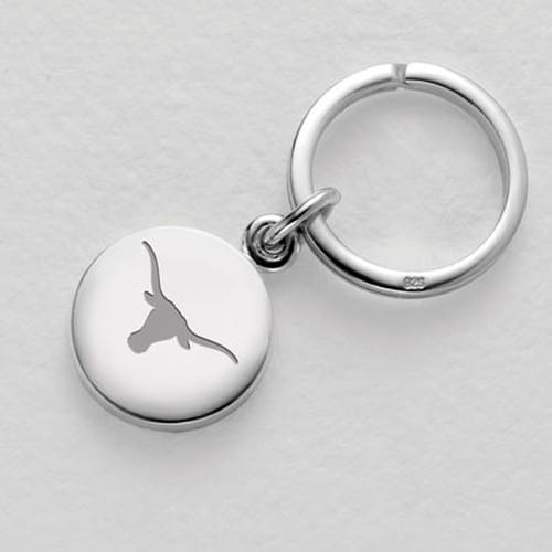 Texas Sterling Silver Insignia Key Ring
