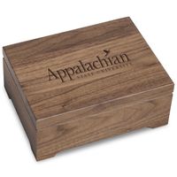 Appalachian State Solid Walnut Desk Box