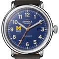 click to view Michigan Ross Shinola Watch, The Runwell Automatic 45mm Royal Blue Dial - Image 1