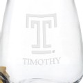 Temple Stemless Wine Glasses - Set of 4 - Image 3