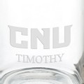 Christopher Newport University 13 oz Glass Coffee Mug - Image 3