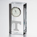 Tennessee Tall Glass Desk Clock by Simon Pearce - Image 1