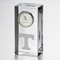 Tennessee Tall Glass Desk Clock by Simon Pearce