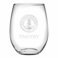 Stanford Stemless Wine Glasses Made in the USA - Set of 2 - Image 1