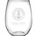 Stanford Stemless Wine Glasses Made in the USA - Set of 2 - Image 2