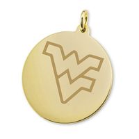 West Virginia University 18K Gold Charm