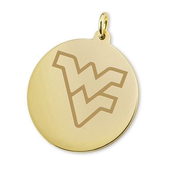 West Virginia University 18K Gold Charm - Image 1