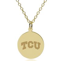 TCU 18K Gold Pendant & Chain