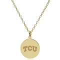 TCU 18K Gold Pendant & Chain - Image 2