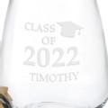 Class of 2022 Stemless Wine Glasses - Set of 2 - Image 3