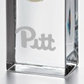 Pitt Tall Glass Desk Clock by Simon Pearce - Image 2