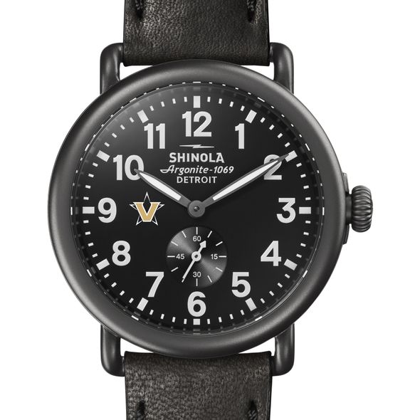 Vanderbilt Shinola Watch, The Runwell 41mm Black Dial - Image 1