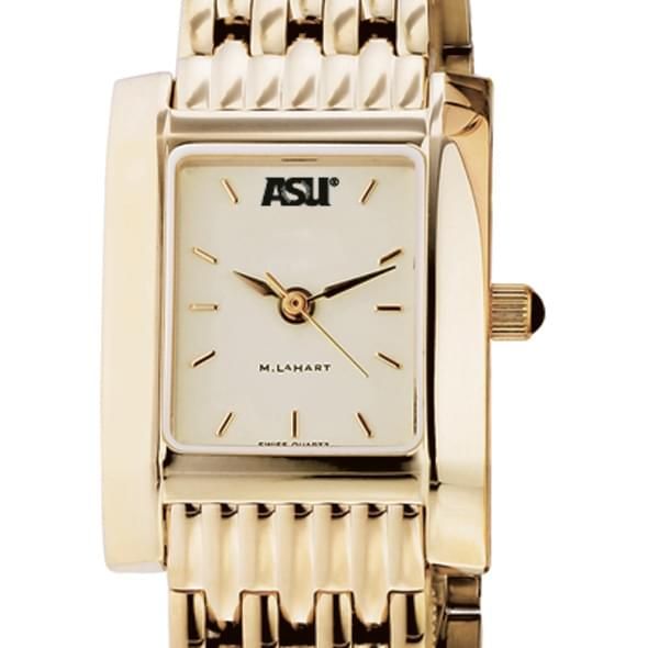 ASU Women's Gold Quad Watch with Bracelet
