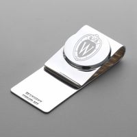 Wisconsin Sterling Silver Money Clip
