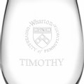 Wharton Stemless Wine Glasses Made in the USA - Set of 2 - Image 3