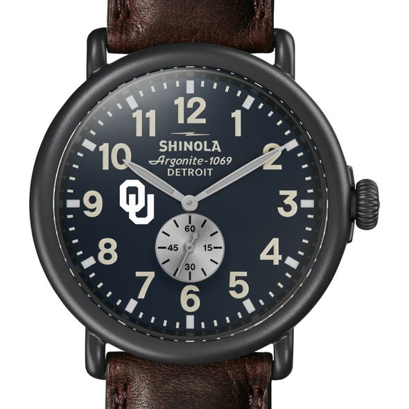 Oklahoma Shinola Watch, The Runwell 47mm Midnight Blue Dial - Image 1