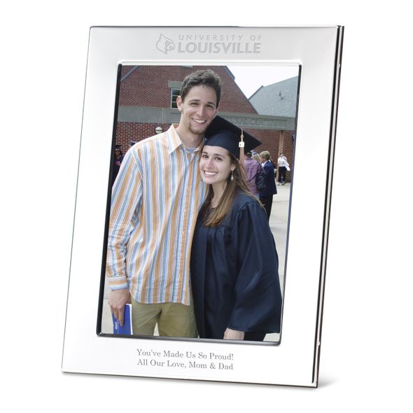 Louisville Polished Pewter 5x7 Picture Frame - Image 1