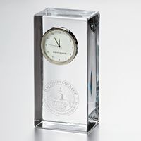 Davidson Tall Glass Desk Clock by Simon Pearce