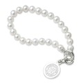 Christopher Newport University Pearl Bracelet with Sterling Silver Charm - Image 1