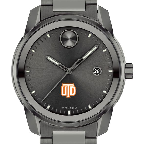 The University of Texas at Dallas Men's Movado BOLD Gunmetal Grey with Date Window - Image 1