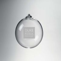 Duke Fuqua Glass Ornament by Simon Pearce
