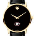 UGA Men's Movado Gold Museum Classic Leather - Image 1