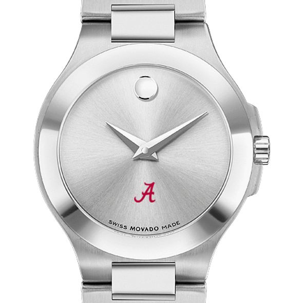Alabama Women's Movado Collection Stainless Steel Watch with Silver Dial - Image 1