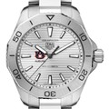 Auburn Men's TAG Heuer Steel Aquaracer with Silver Dial - Image 1