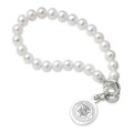 Carnegie Mellon University Pearl Bracelet with Sterling Silver Charm - Image 1