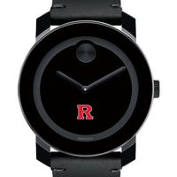 Rutgers Men's Movado BOLD with Leather Strap