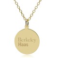 Berkeley Haas 14K Gold Pendant & Chain - Image 1
