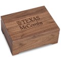 Texas McCombs Solid Walnut Desk Box - Image 1
