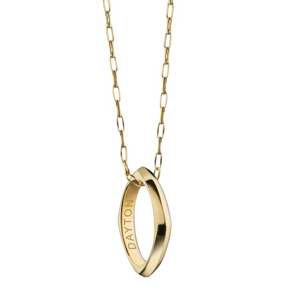 Dayton Monica Rich Kosann Poesy Ring Necklace in Gold - Image 1