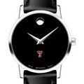 Texas Tech Women's Movado Museum with Leather Strap - Image 1