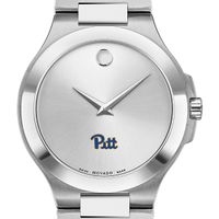 Pitt Men's Movado Collection Stainless Steel Watch with Silver Dial